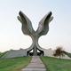 Image for article titled Old Yugoslavian monuments look like TIE Fighters and scifi fortresses